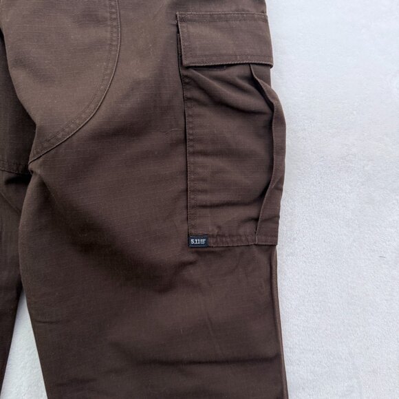 511 Tactical Cargo Pants Mens M 30x32 Brown Relaxed Fit TDU Ripstop Workwear - Picture 12 of 12